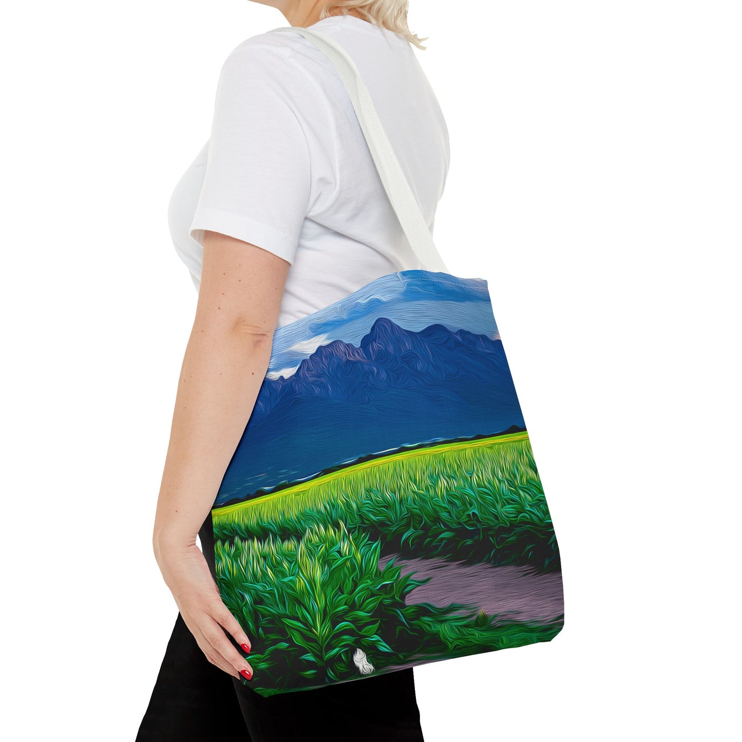 Scenic Tote Bag - Nature Lover Gift, Eco-Friendly Shopping Bag, Travel Accessory, Outdoor Adventure Tote, Summer Day Bag