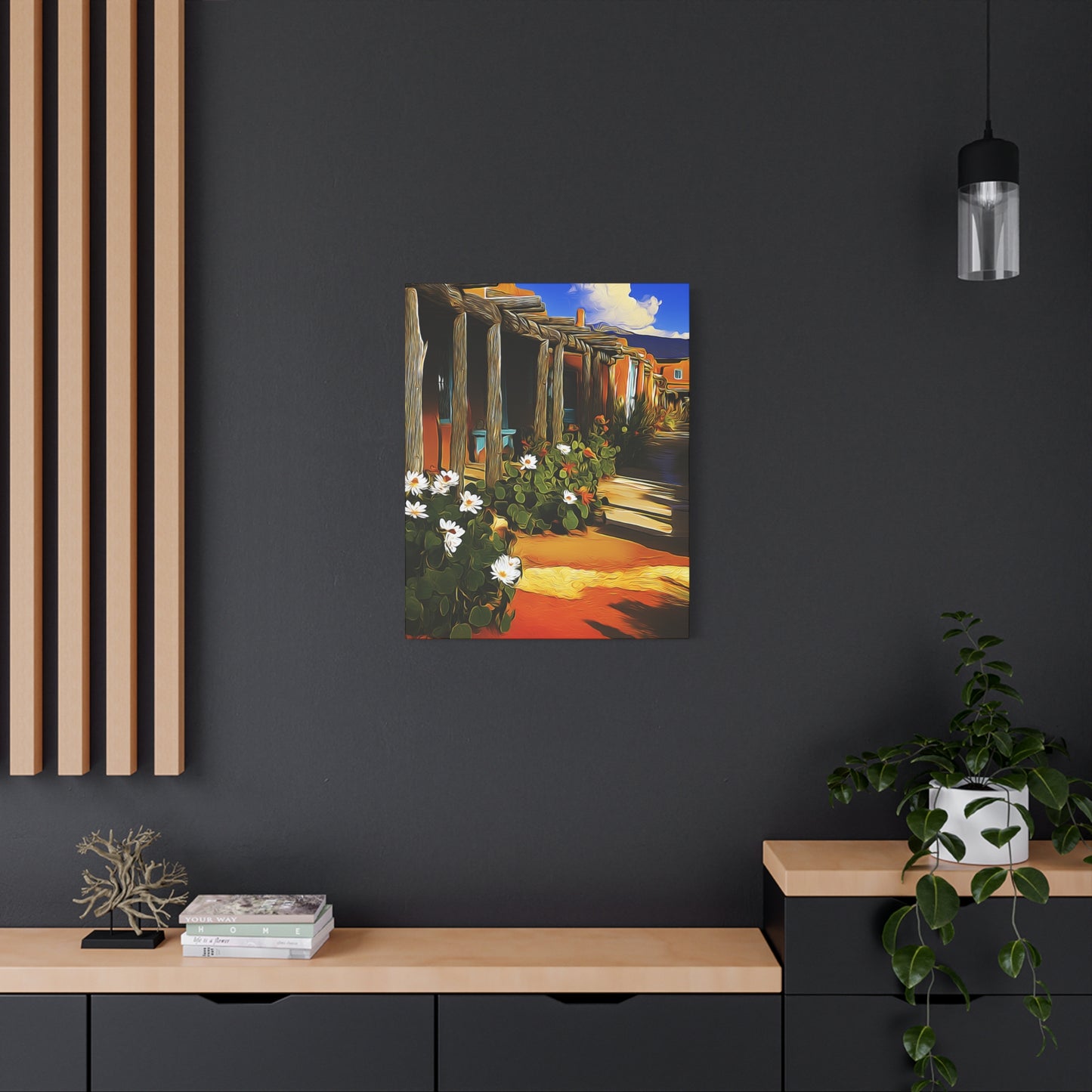 Canvas Wall Art - NM Village 505 Zia