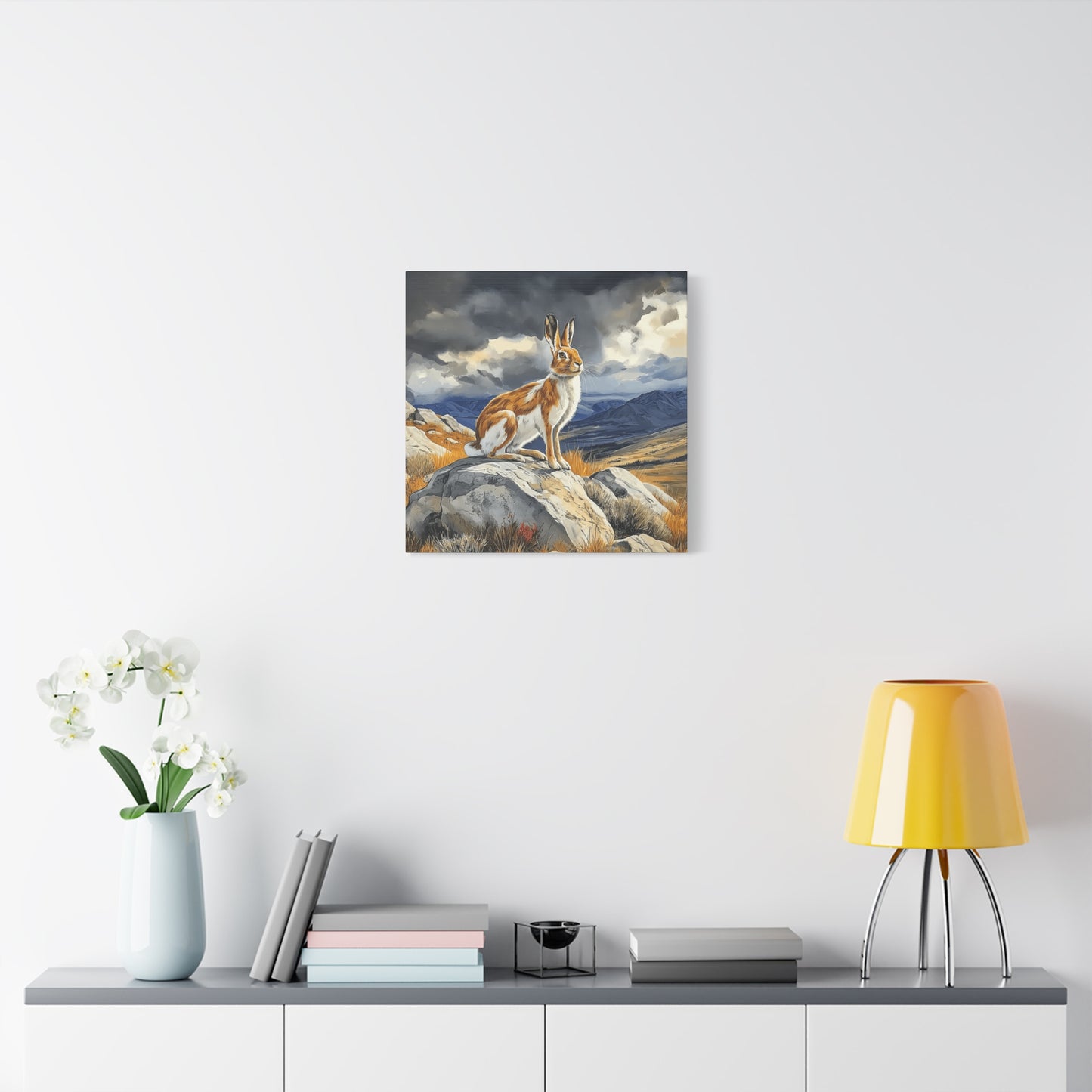 Majestic Mountain Hare Canvas Art - Wall Decor