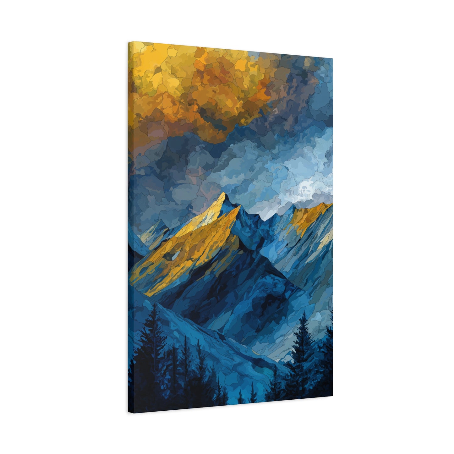 Canvas Print Rockies Gold Brillance #4