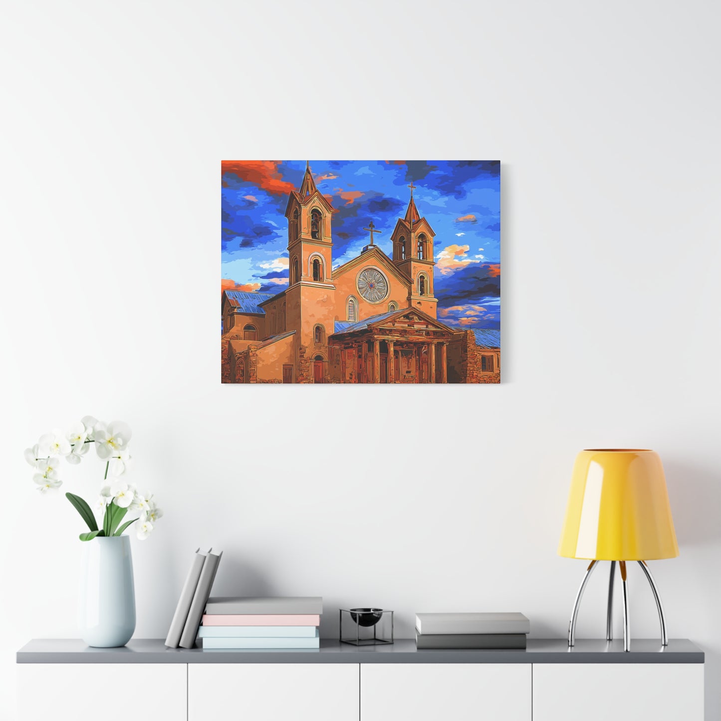 Canvas Print - New Mexico Church 1555