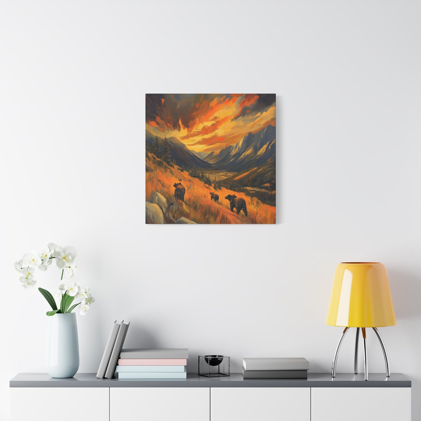 Canvas Print - On the Move Bears