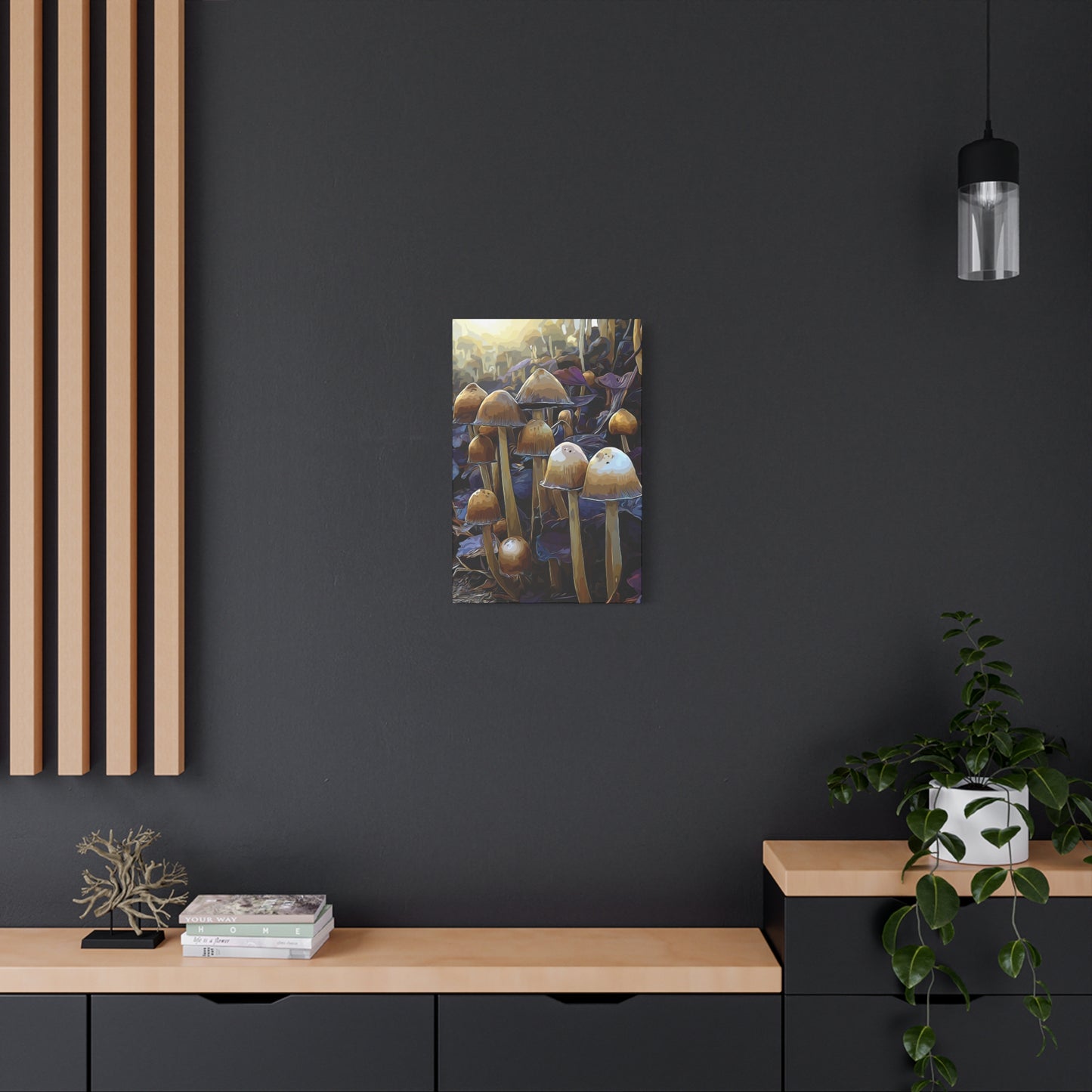 Canvas Print Purple Shades MR 2