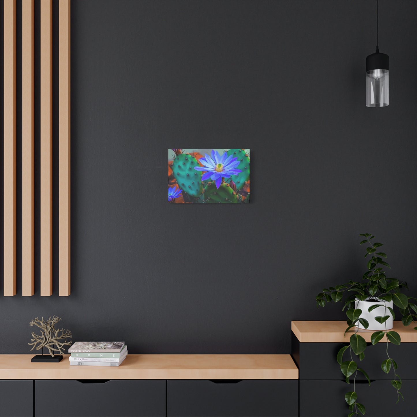 Vibrant Cactus Flower Canvas Art