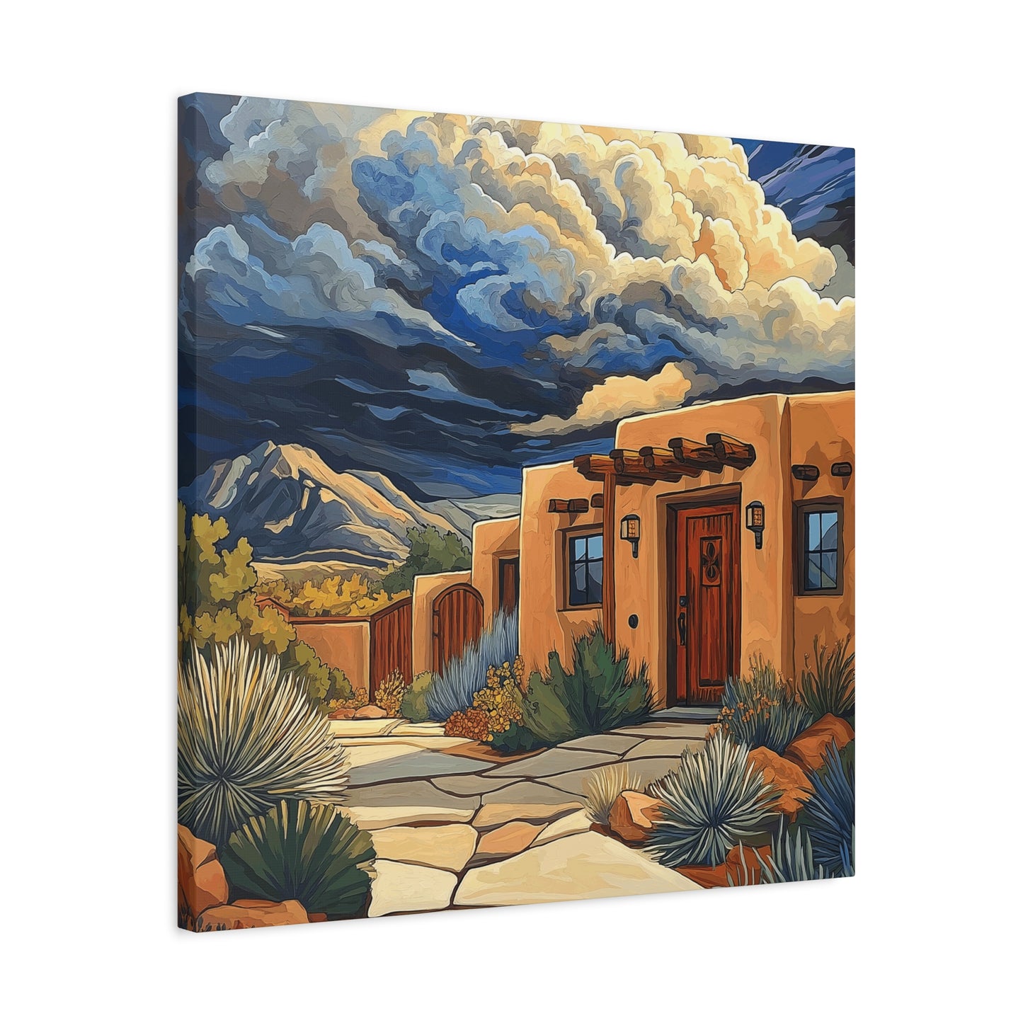 Southwestern Landscape Canvas Art - Stretched Wall Decor
