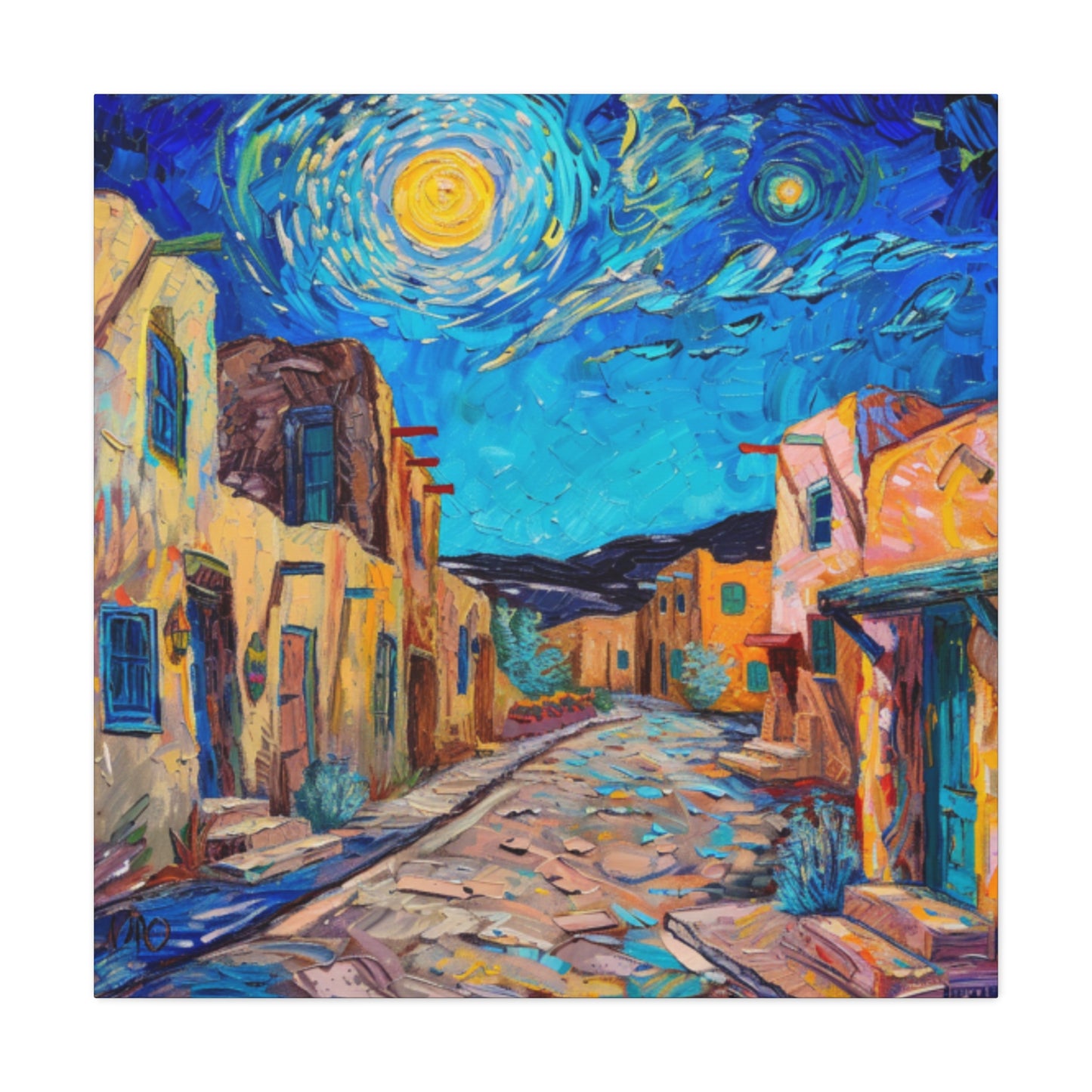 Canvas Wall Art - Taos New Moon Design