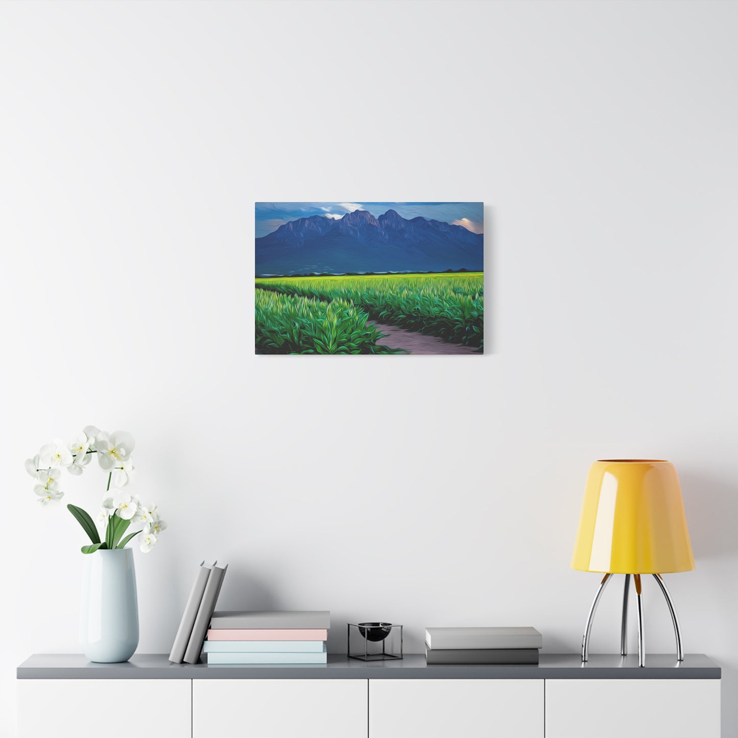 Canvas Print - Organ Mountains and Chile Field